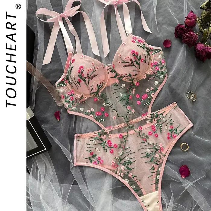 Dámska bielizeň podprsenka a nohavičky set Sexy oblečenie pre ženy