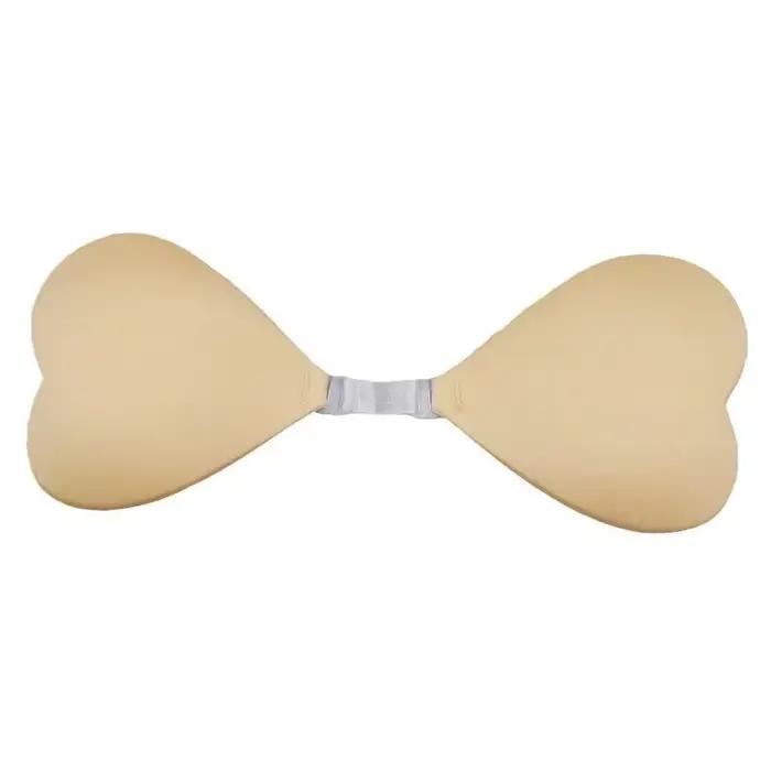 Coussinets de soutien-gorge bikini invisibles pour femmes, cache-tétons sexy en forme de cœur, imperméables, à coller, pour sous-vêtements et vêtements d'intérieur