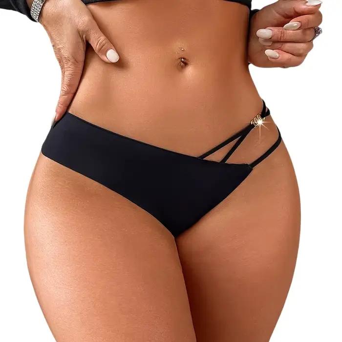 Culottes taille basse pour femme en polyamide et élasthanne, sous-vêtements féminins élégants et confortables pour toutes les occasions