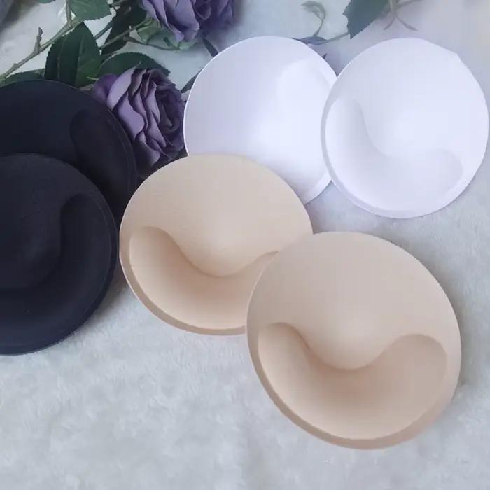 12 cm malé biele čierne nahé okrúhle vložky do podprsenky Push Up prsia podprsenka výplň