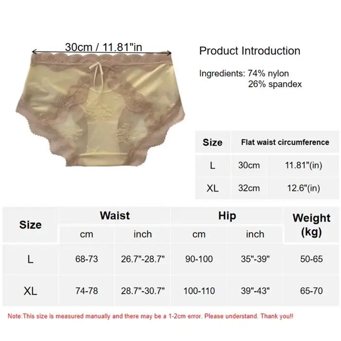 Sous-vetements feminins elastane nylon dentelle courte culotte taille basse pour femmes grandes occasions