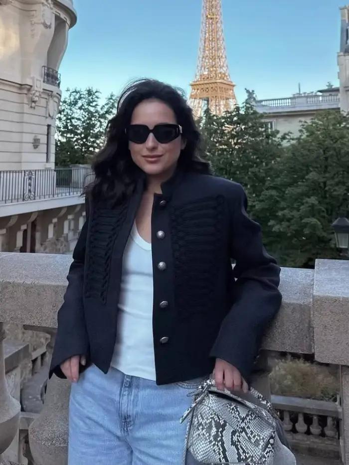 Vintage Dámska Bunda S Vyvýšeným Golierom Jednoduché Zapínanie Dlhé Rukávy Napoleon Štýl Kabát Elegantný Luxusný Večerný Módny Trend 2026 Novinka