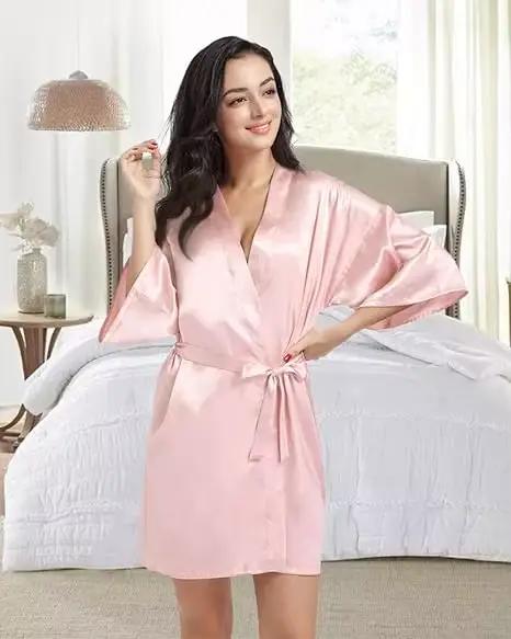 2018 Nové hodvábne kimono župan pre ženy Družičky
