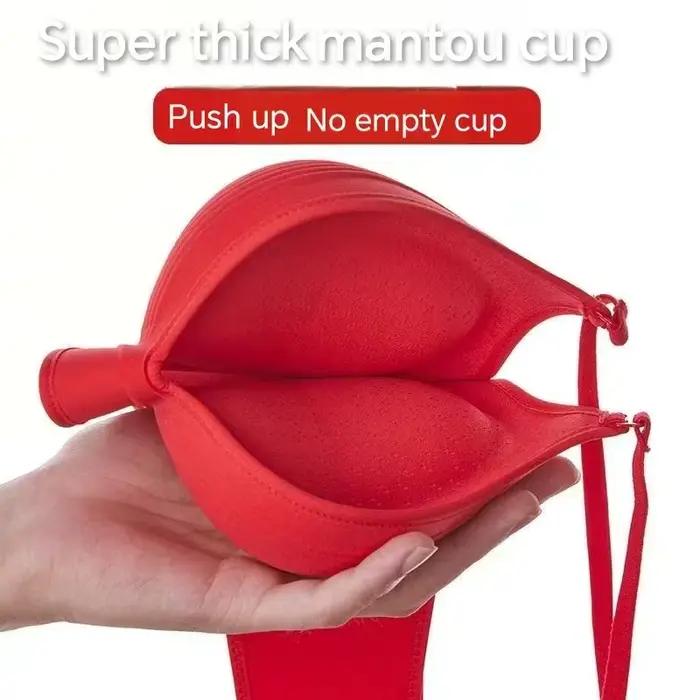 (Soutiens-gorge pour petits seins et pechos plats) Lingerie Ultra-épaisse de 10cm pour femmes sans couture Push Up petit soutien-gorge réglable pour soulever les seins