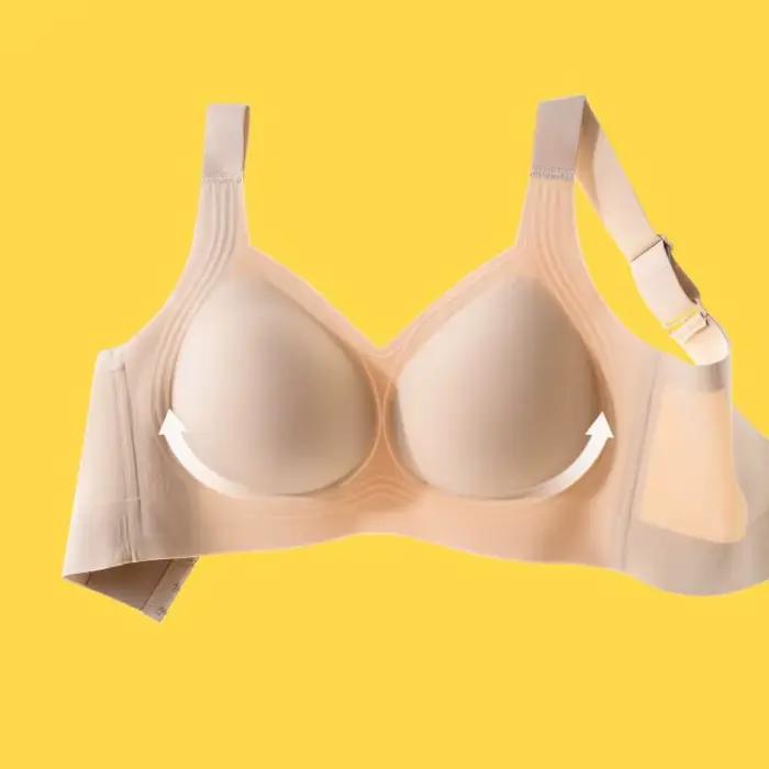 Nastaviteľná push-up podprsenka bez drôtov proti poklesu pre ženy