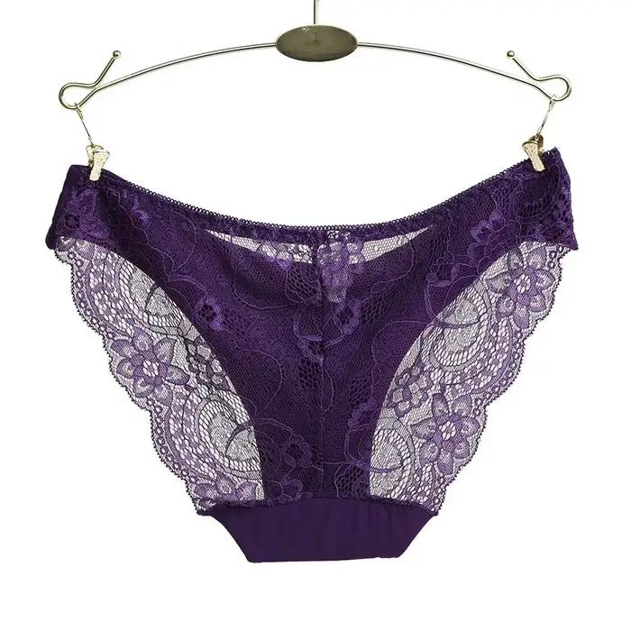 Culottes féminines en coton et élasthanne avec dentelle fleur pour femmes occasions spéciales ensemble de 10 pièces