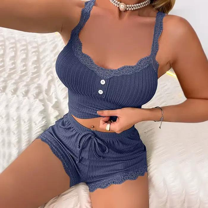 Dámske pyžamové sety Pijama Pyžamá pre ženy letný set Sexy nočné oblečenie na spanie pre
