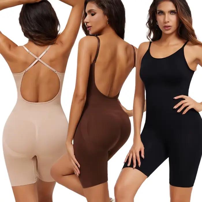 Corset Colombianas amincissant pour femmes, rehausseur de fesses, modelant tout le corps, sans couture, Compression, entrejambe ouvert, Push Up, vêtements modelants