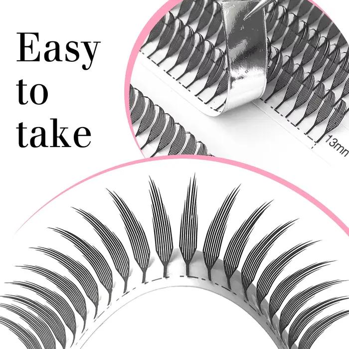 Nové spire lashes tower fan vopred pripravené hroty mihalníc jednotlivé/zmiešané 8-15mm pre anime mihalnice make-up