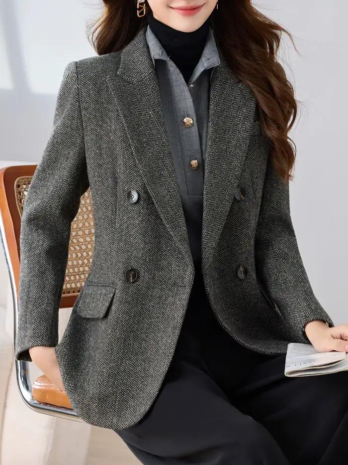 Houndstooth sako s klopami