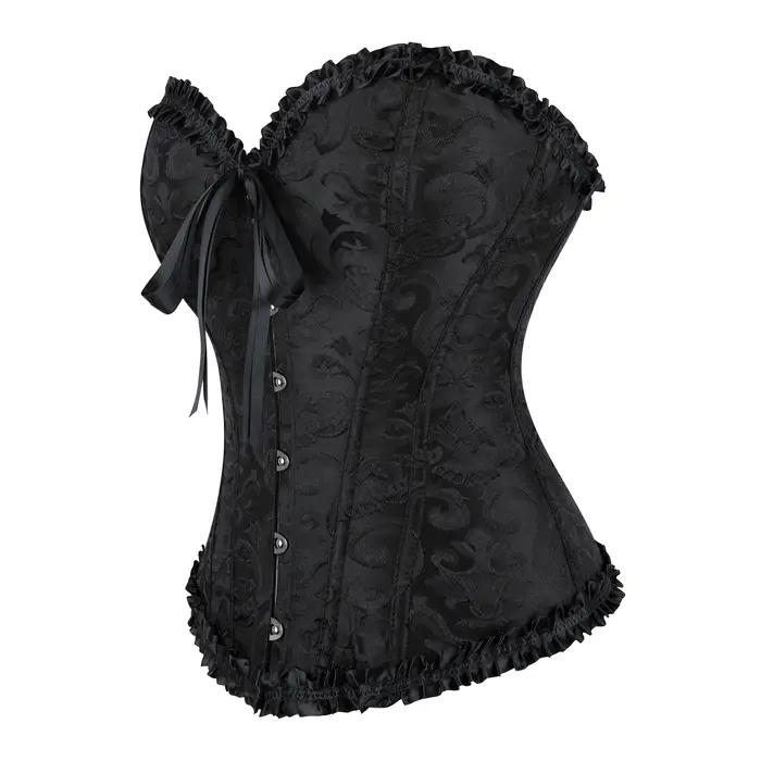 Corset de taille froncé européen et américain, corsage façonnant rétro, ceinture abdominale, corset à liaison serrée, joint de taille