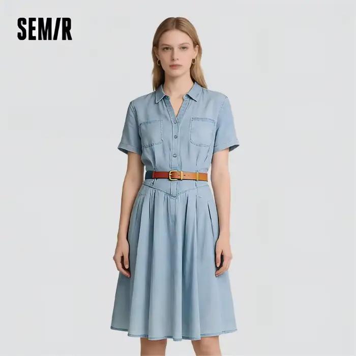 Semir džínsové šaty pre ženy