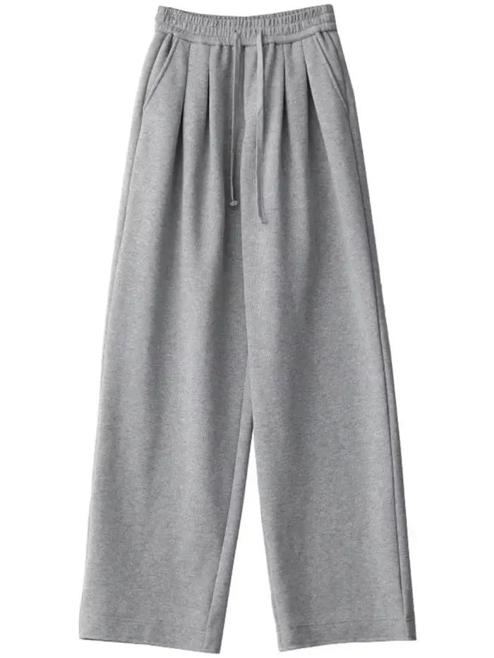 CHIC VEN nohavice pre ženy Streetwear pevné voľné nové šnúrkové športové