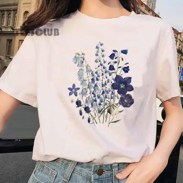 Botanická potlač tričko pre mužov a ženy