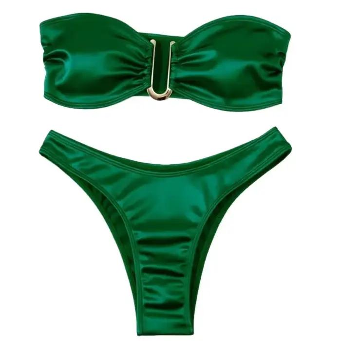 Nový letný pevný push-up plavkový set pre ženy