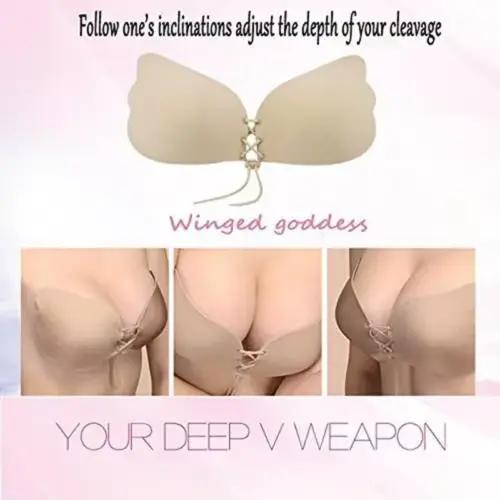 Soutien-gorge adhésif Invisible sans bretelles, Push-Up, Lingerie Sexy dos nu, sans couture, sous-vêtements Bralette en Silicone
