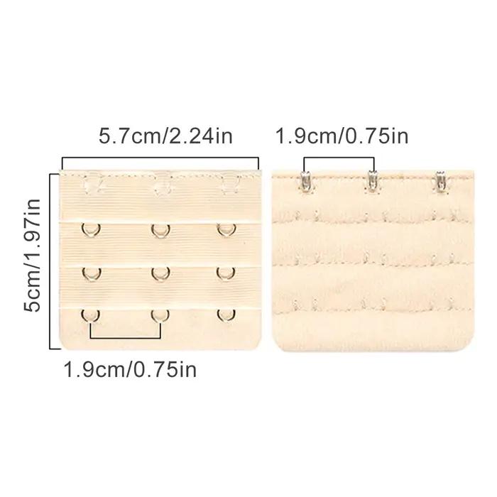 Extensions de soutien-gorge pour femmes, 3 pièces, accessoires de sous-vêtements, crochet réglable
