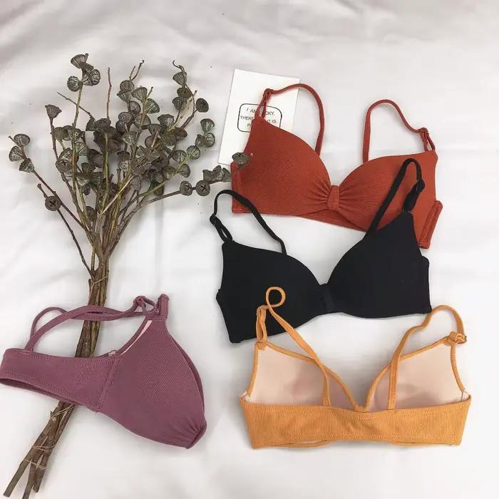 Soutien-gorge push-up sans armatures pour femmes, bralette sexy rembourrée, soutien-gorge bonnet A B, brassière féminine, sous-vêtements sans couture, lingerie pour femmes