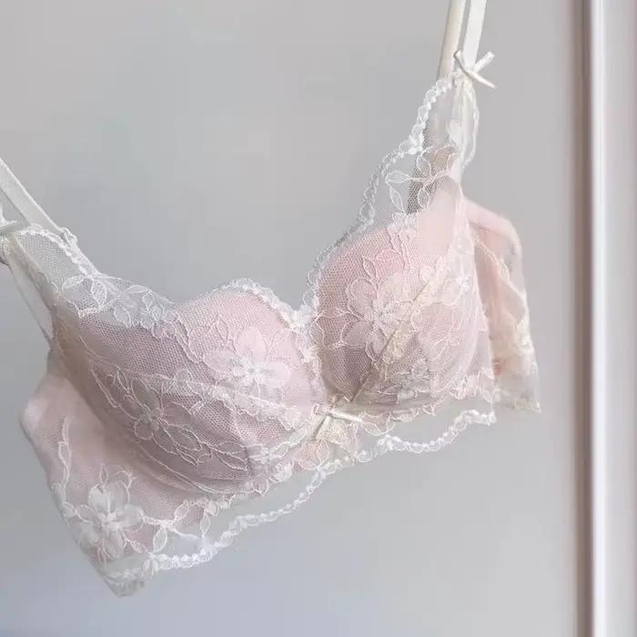 Soutien-gorge en dentelle sans fil avec fermeture dos pour femmes élégant et confortable pour toutes les occasions quotidiennes