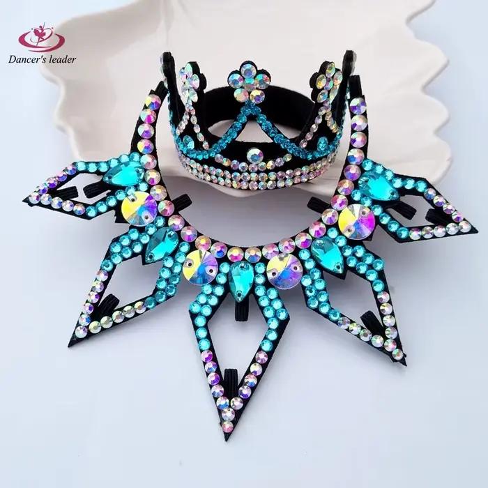 Brevdu ventre, diamant d'eau, Aqartistique, performance de danse à tête sphérique, accessoires pour cheveux, ULde tête et tendons