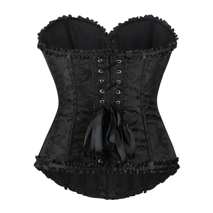 Corset de taille froncé européen et américain, corsage façonnant rétro, ceinture abdominale, corset à liaison serrée, joint de taille