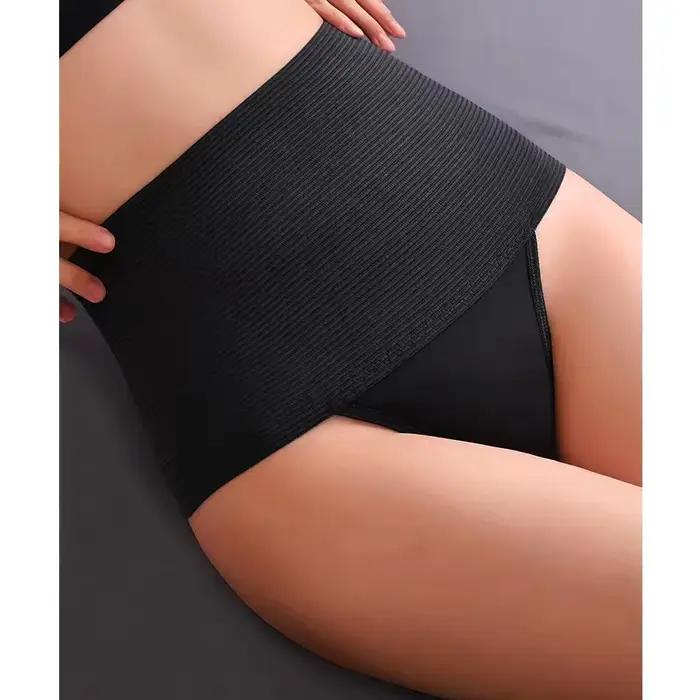 Culotte gainante ventre plat pour femme, taille haute, amincissante, effet ventre plat, sous-vêtement de compression, rehausseur de fesses