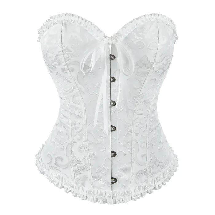 Corset de taille froncé européen et américain, corsage façonnant rétro, ceinture abdominale, corset à liaison serrée, joint de taille