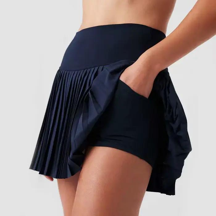 Shorts de Yoga Femme Élégants avec Doublure Intérieure Poche Passepoilée Pour Activités Physiques Occasions Spéciales