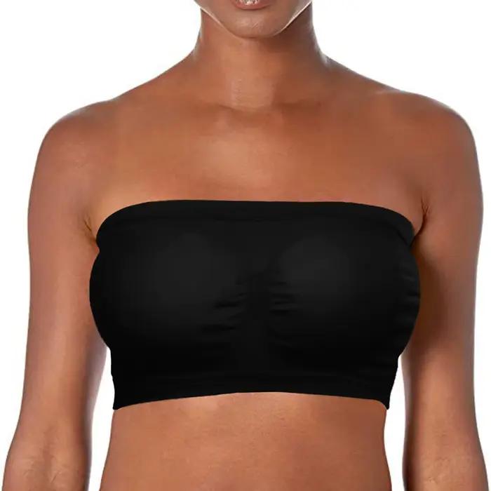 Soutien-gorge sans bretelles en coton ultra-support pour femmes pour hauts sans bretelles et tenues estivales