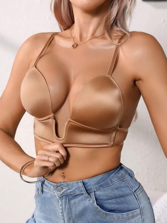 Elegantná a sexy push-up podprsenka s hlbokým výstrihom pre ženy