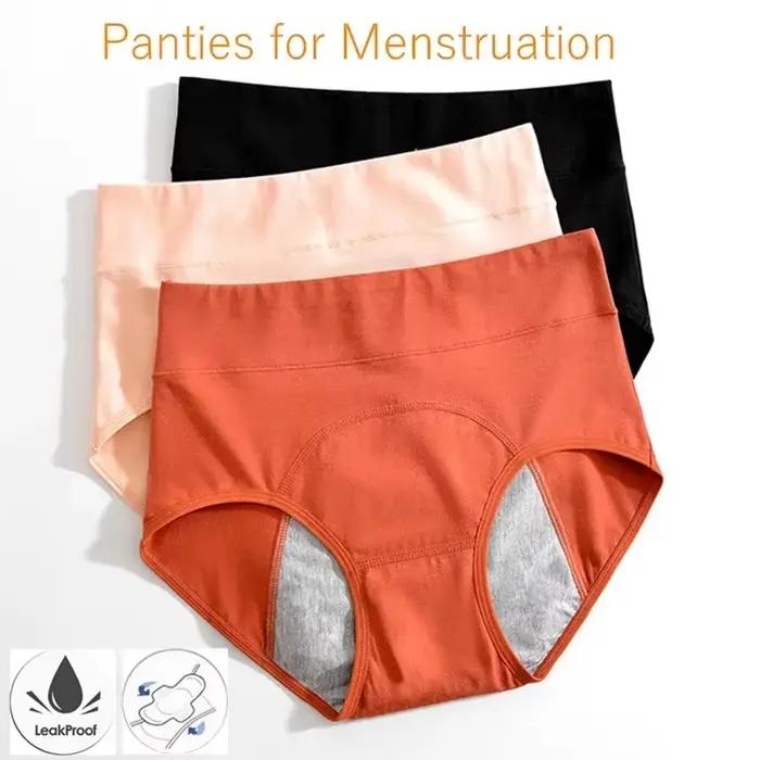 Culottes menstruelles WONTIVE en coton 95% et élasthanne 5% pour femmes, haute protection, confort maximal, grandes occasions, parfait pour offrir
