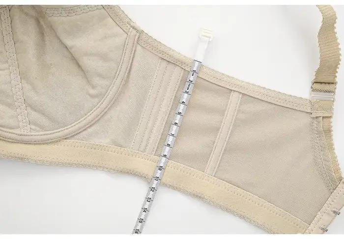 Veľká dámska podprsenka veľkosť 38-54 plný košík D E F G bavlna Sexy čipka minimalizér Push Up vysoko vypchatá s kosticami Bralette spodná bielizeň