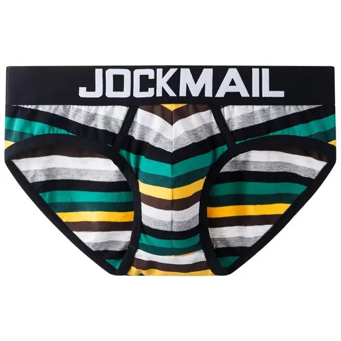 Sous-vêtements de soirée pour Gay et lesbiennes, Boxer confortable à rayures, slip de bain sexy pour hommes, culotte bikini, sangles jockstrap