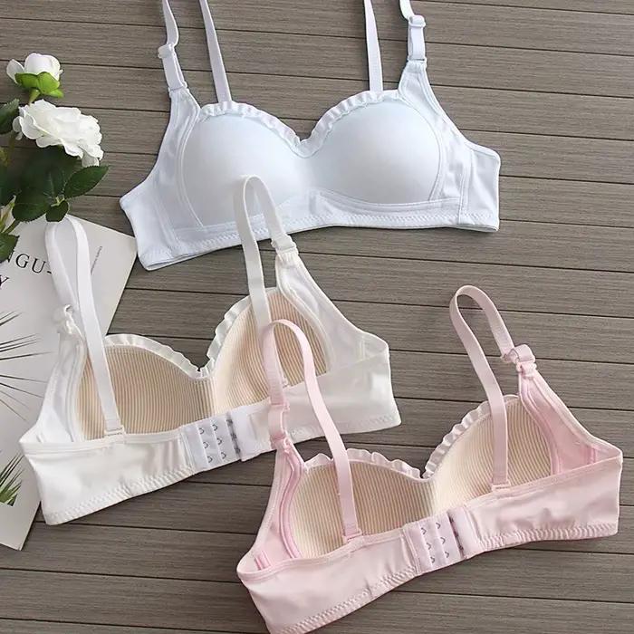 Lingerie douce pour femmes, petits seins mignons, soutien-gorge fin en dentelle pour étudiante et fille