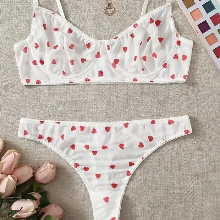 Dámska sexy bielizeň Body Šortky Push-up podprsenka Priehľadná