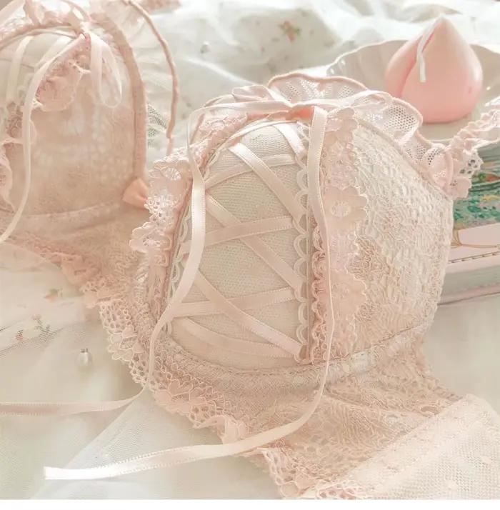 Lolita princezná podprsenka set pre dievčatá