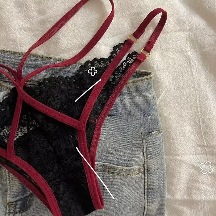 Culotte de luxe en dentelle pour femmes, sous-vêtements respirants sans couture, slips de Lingerie fins et élégants