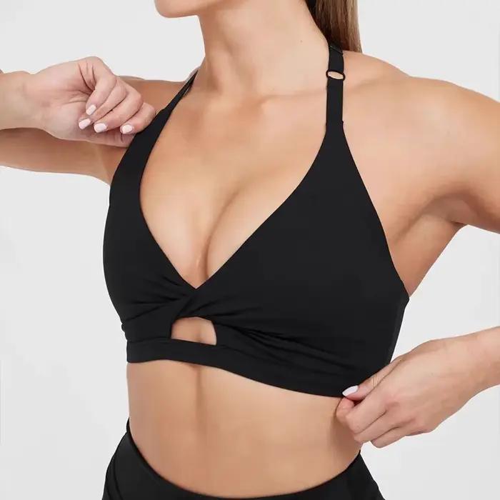 Soutien-gorge sport absorbant les chocs pour femmes, soutien-gorge haute résistance, sensation haut de gamme, gilet de fitness anti-affaissement