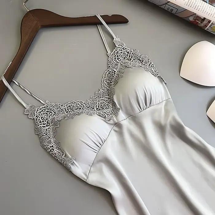Čipkované nočné šaty pre ženy, sexy bielizeň, nočná košeľa