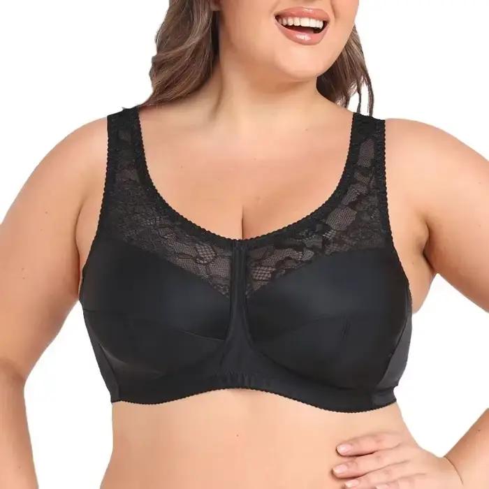 Letná tenká plná košíčková podprsenka pre ženy Sexy čipka veľká veľkosť bez vypchávok bez drôtov priedušná bralette BCDEFG