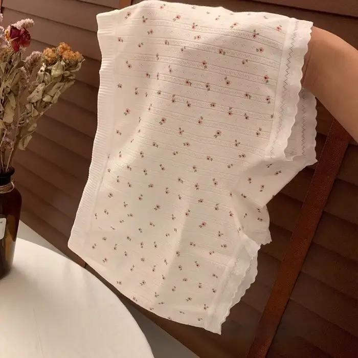 Bavlnené boxerky s kvetinovým vzorom pre ženy – pohodlné