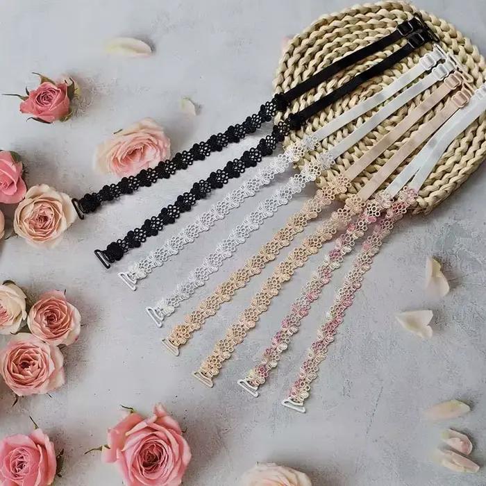 Bretelles de soutien-gorge élastiques pour femmes design simple à double ouverture élégance discrète confort quotidien occasions spéciales
