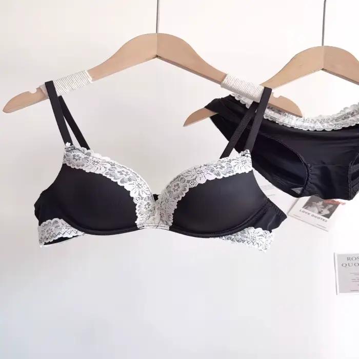 Ensemble de lingerie sexy à imprimé léopard pour femmes, soutien-gorge push-up sans armatures en dentelle, lingerie quotidienne séduisante et confortable