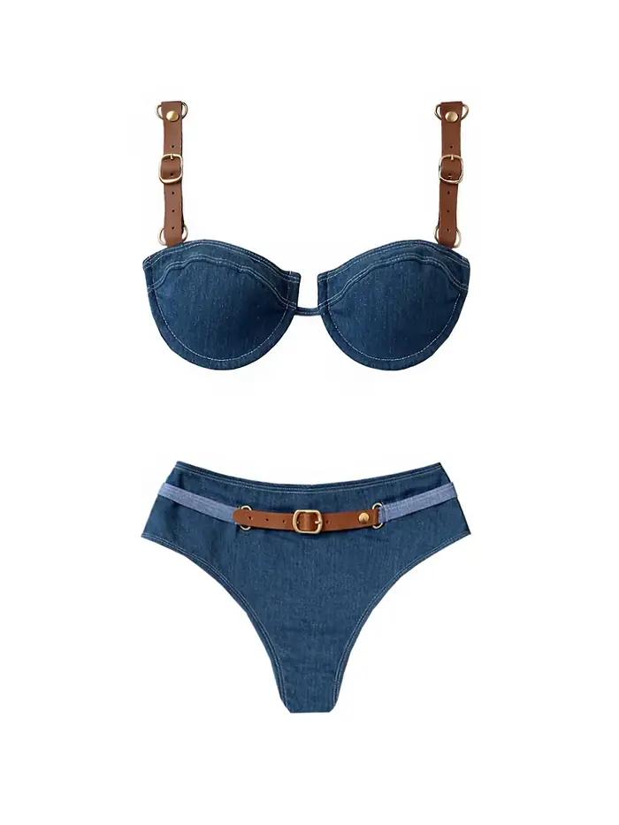 Trendy korzetový bikini set 2026 pre ženy