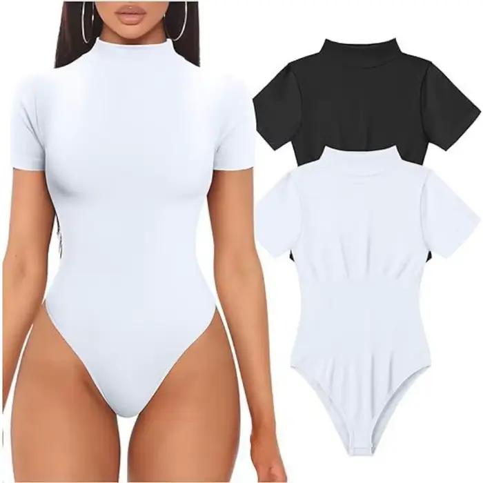 Dámske rolákové body s krátkym rukávom