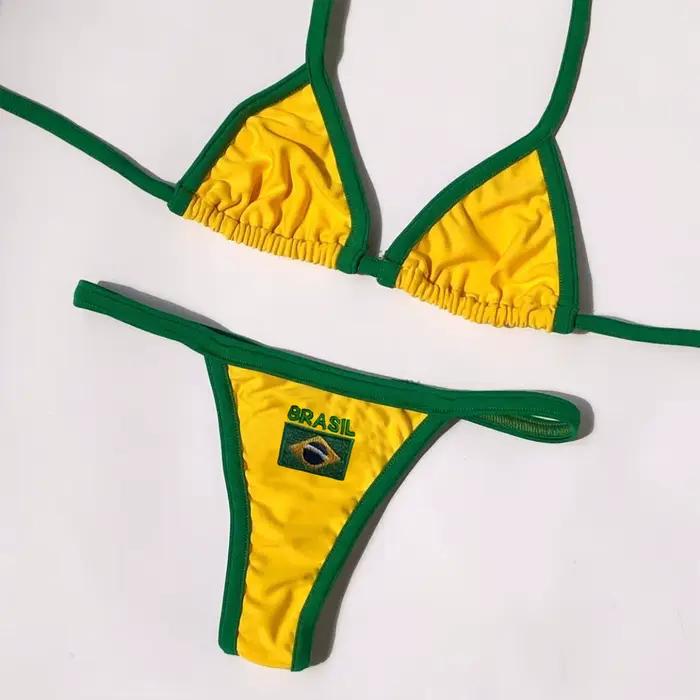 Sexy športová podprsenka a tangáč s čipkou a kvetinovým vzorom