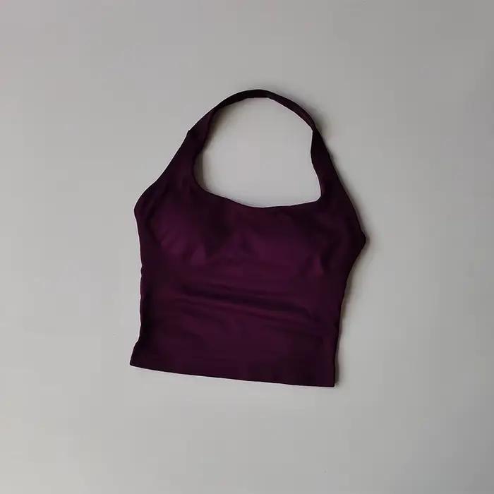 Soutien-gorge de sport de Yoga sans couture, dos croisé, résistant aux chocs, pour entraînement, Fitness, Push up, Yoga, course à pied, vêtements de sport actifs, gilet, été