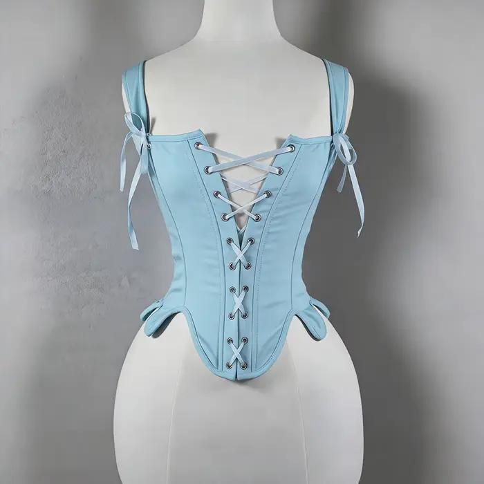 Dámsky fantazijný korzet bustier so šnurovaním