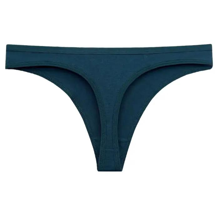 5 pièces/ensemble culottes en coton string femmes culottes sous-vêtements Sexy femme Lingerie string pour femme couleur unie culotte intime