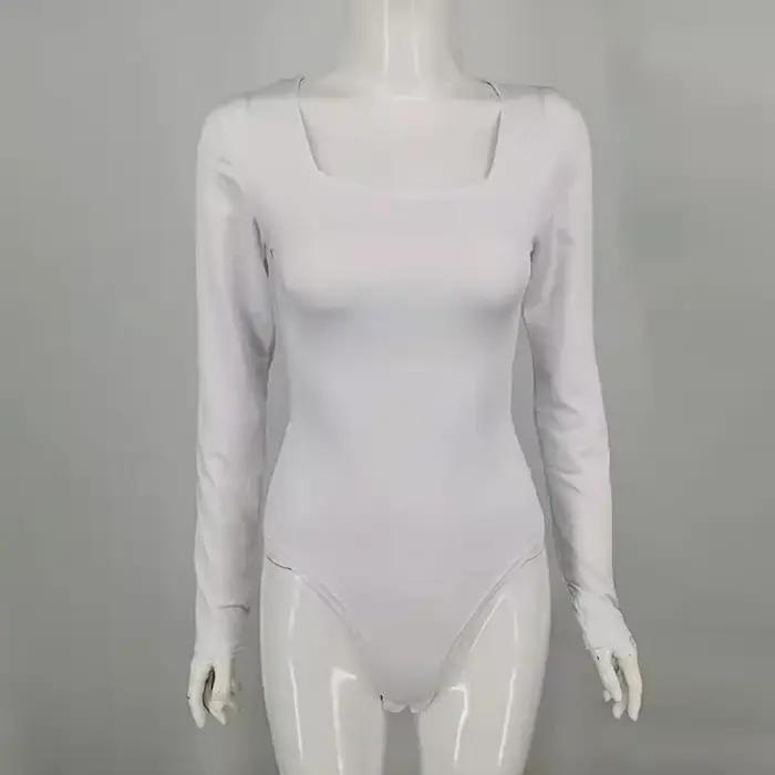 Prispôsobiteľný body s dlhým rukávom pre ženy